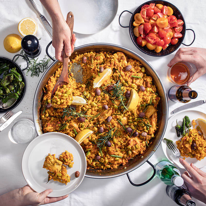 Vaello Paellapande poleret 46 cm - Image 3